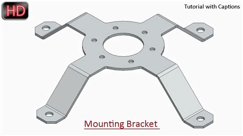 creo sheet metal bracket|Mounting Bracket .